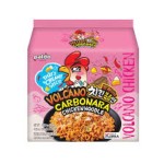 4pak Ramen Volcano carbonara Paldo 130g