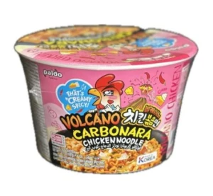 Ramen kurczak volcano carbo w kubku 105g