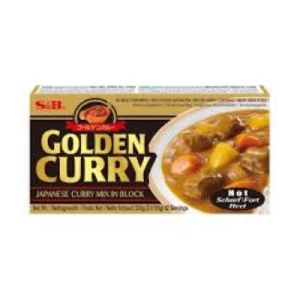Kostka Golden curry ostry S&B 220g